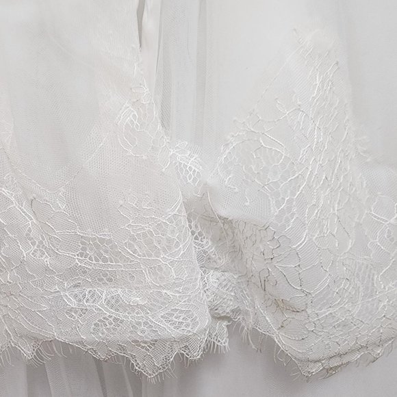 Perfect princess gown for Flower girl, baptism, first communion or confirmation. - Picture 7 of 13